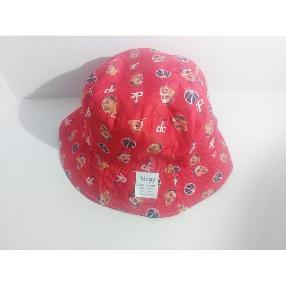 Washington Wizards Jordan Poole Kyle Kuzma Reversible Bucket Hat 12-31 SGA